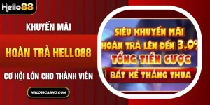 khuyến mãi hoàn trả hello88